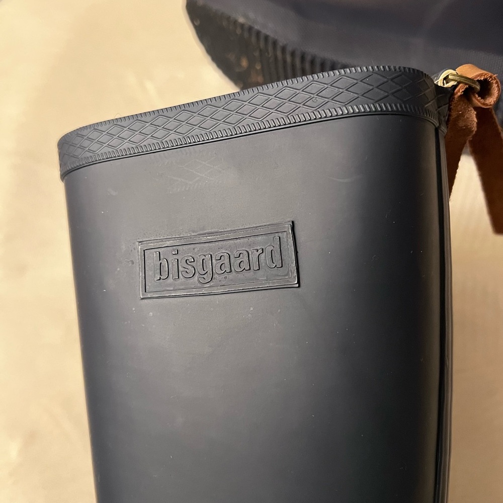 Bisgaard navy blue rubber boots 38 - Picture 2 of 8
